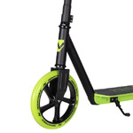 Самокат Novatrack Polis Plastic NF, колеса 230х180 мм, зеленый