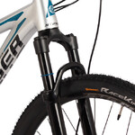 Велосипед STINGER 27.5" RELOAD STD 45 серебряный, алюминий, размер 18