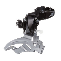 Перек-ль передний Shimano Alivio, M4000, ун.тяга, ниж. хомут,для 40Т, уг.:66-69 34,9 mm