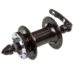 Втулка передняя STG B07F алюим 32отв. Под экс-ик OLD 100 черная под disc brake пром подшип.