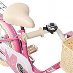 Велосипед NOVATRACK 14" MAPLE, розовый, полная защита цепи,тормоз нож.,крылья, багажник, передняя ко