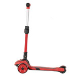 Самокат Novatrack RainBow Pro, колеса 120х80 мм, красный