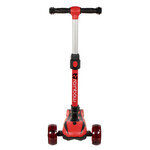 Самокат Novatrack RainBow Pro, колеса 120х80 мм, красный