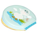 Книга для купания с проявл.картинками, Bondibon, "ФЕРМА", 14х13,5 см, пищалка, pvc