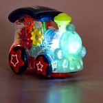 Игр.разв.пласт. "ПАРОВОЗИК" BABY YOU BONDIBON, подсветка, звук, движение, прозр.корпус с шестер.